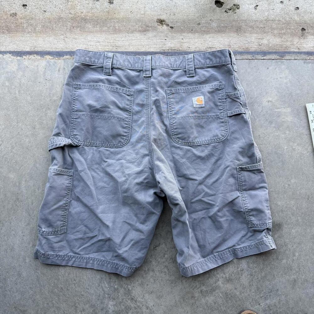 VTG Y2K Carhartt Grey carpenter work shorts size 36 original fit